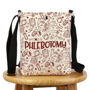 8231 Blood Draw Art Gift Phlebotomist Crossbody Bag Medical Pride Travel